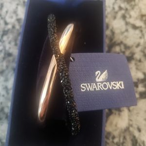 Swarovski Crystaldust Cross Cuff Bracelet